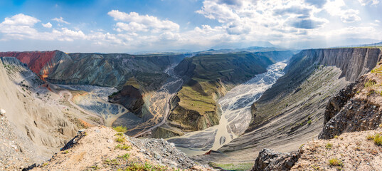 The magnificent landscape of Anjihai Grand Canyon in Tacheng, Xinjiang, China