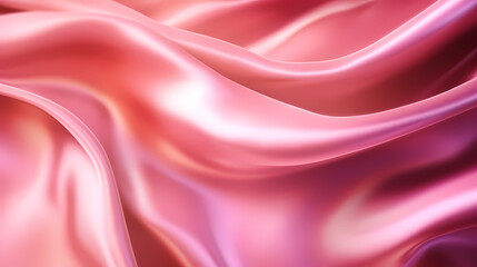 Obraz premium Wavy wallpaper, festive background with red decoration