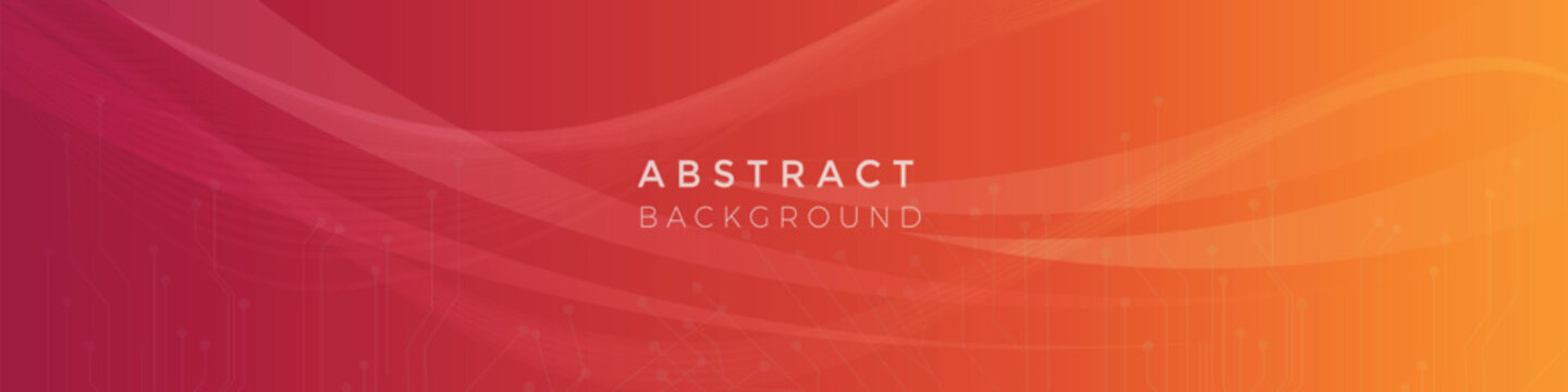 Gradient abstract shape social media cover Linkedin banner template design