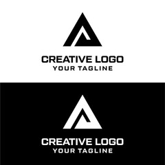 Creative letter a logo design vektor	