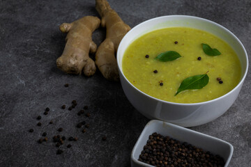 Nombu kanji is very popular porridge made during ramadan . it can be made using vegetables or meat.