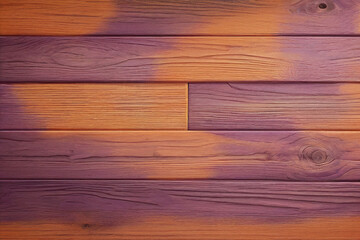Purple and Orange and Brown wood wall wooden plank board texture background with grains and structures