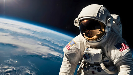 Astronaut, that brave man, who steps bravely through the unknown in order to collect the necessary data for humanity.