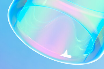 A close up of a pink and blue background