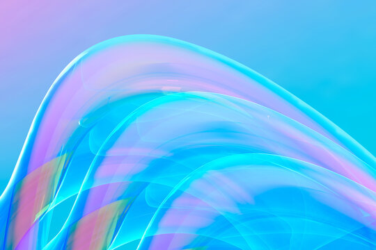 A close up of a pink and blue background