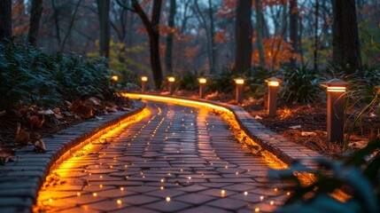 Illuminated Path Through the Darkness