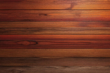 Orange and red and brown wood wall wooden plank board texture background with grains and structures