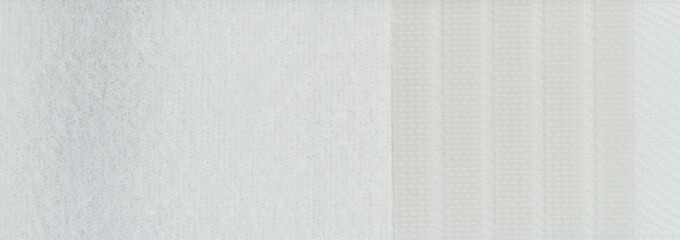White cloth sticky surface