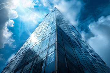 futuristic skyscraper