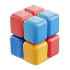 colorful cube,