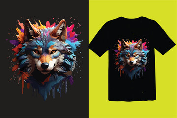 fox lover t shirt design print 