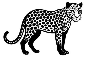 leopard vector illustration