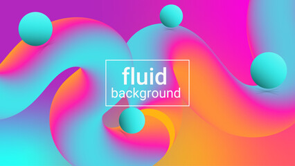 modern beautiful fluid background design 