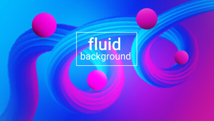 modern beautiful fluid background design 