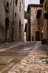 A street in the village of Trevi 