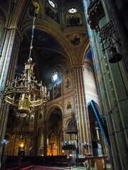 Interior of the church of Innsbruck (Austria)