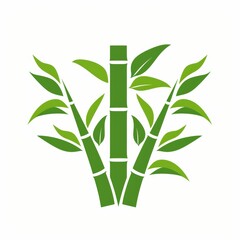 Sustainable and Unique Bamboo A Brand Logo Generative AI