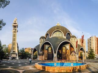 Saint Clement orthodox church, Skopje Macedonia. - obrazy, fototapety, plakaty