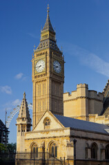 Fototapeta na wymiar Westminster Palace, Big Ben, London, England, Großbritannien
