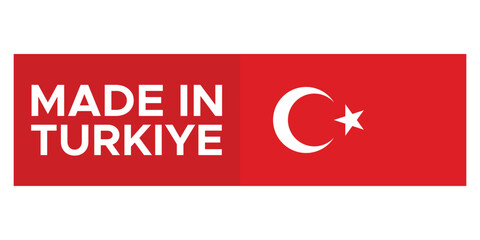 Made in Turkey Stamp Label
