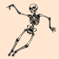 Black and White Pirate Character Outline Silhouette Ornament Vector Art for Logo and Icon, Sketch, Tattoo, Clip Art