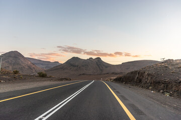 Road 8900 near Wadi Disah, Saudi Arabia