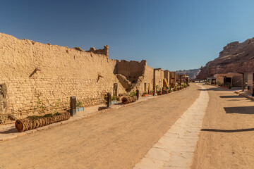 Street in Al Ula Old town, Saudi Arabia