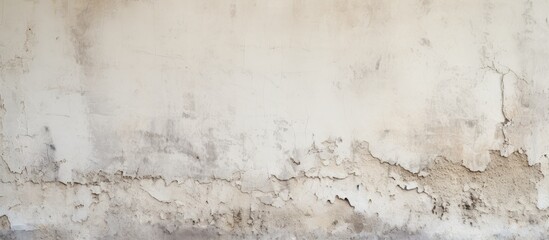 Abstract background texture of aged white concrete wall.