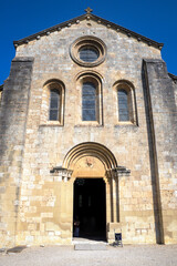 Fototapeta na wymiar Church of Silvacane Abbey, former Cistercian monastery in municipality of La Roque-d'Antheron, France