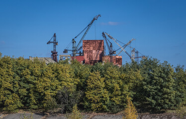 Unfinished fifth unit of Chernobyl Nuclear Power Plant, Ukraine