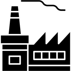 factory, industry, production, plant, building Icon