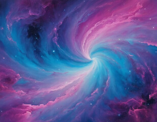 background with colorful galaxies in space