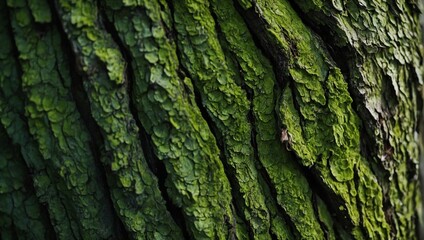 green tree bark texture