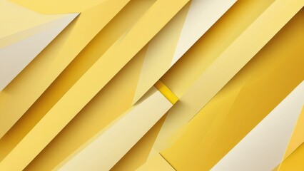 Pastel yellow background hosts a series of dynamic, overlapping diagonal geometric shapes, vector design, evolving from translucent to opaque, precision in the edges, creates a sense of movement