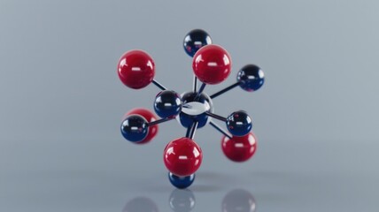 An interactive 3D model of a carbon atom, highlighting its ability to form four covalent bonds