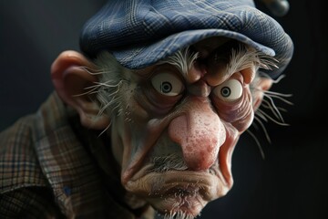 old person from a creepy old man - 759221953