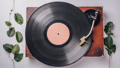vinyl vinyl record play music vintage . high quality photo. 