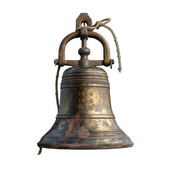 Fototapeta premium Ships Bell isolated on white or transparent background