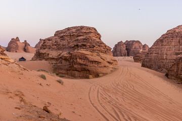 Desert rock formationS near Al Ula, Saudi Arabia