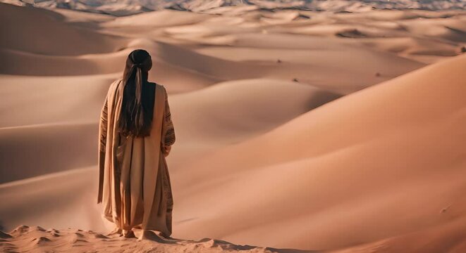 Berber in the desert.