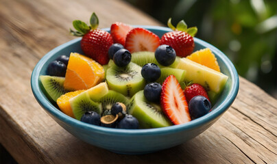 Ripe berries, fruits and citrus fruits
