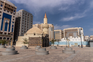 Abu Bakr Mosque in Al Haram area of Medina, Saudi Arabia