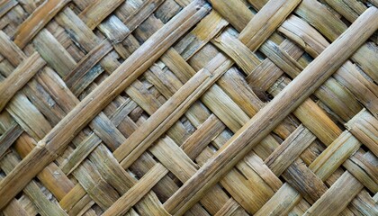 handcraft woven bamboo pattern and texture for background