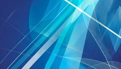 blue abstract background with light lines in the style of geometrical modernism