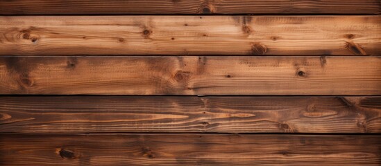 Naklejka premium Brown wooden boards made from natural wood. Texture and backdrop.