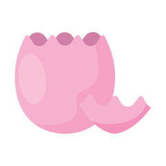 Decorated colored easter egg Vector