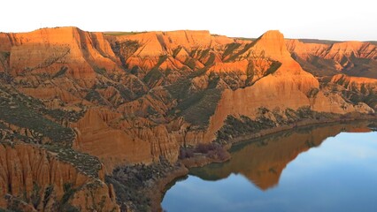 canyons burujon toledo sunset tajo river tourism canyon colorado spanish