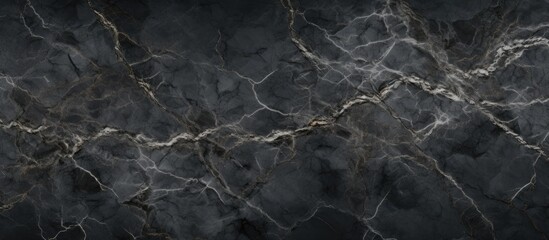 Black marble seamless texture for background and interior or exterior design, high resolution, counter top view abstract rustic matt tiles.