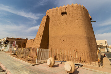 Remnants of Barzan Palace in Ha'il, Saudi Arabia - obrazy, fototapety, plakaty