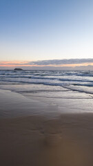 Santinho Beach in Florianopolis. Aerial view from drone.